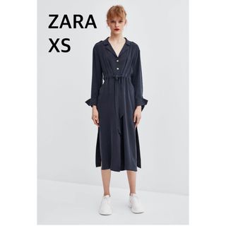 ZARA - ZARA ベルトシャツワンピース XS