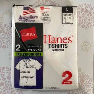 Hanes - ■Hanes 半袖Ｔシャツ （Vネック）２枚組