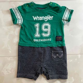 ラングラー(Wrangler)のWrangler 半袖カバーオール　70サイズ(カバーオール)