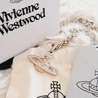 ヴィヴィアンウエストウッド(Vivienne Westwood)のヴィヴィアンウエストウッド 良品✨箱付きビジューオーブネックレス ラインストーン(ネックレス)