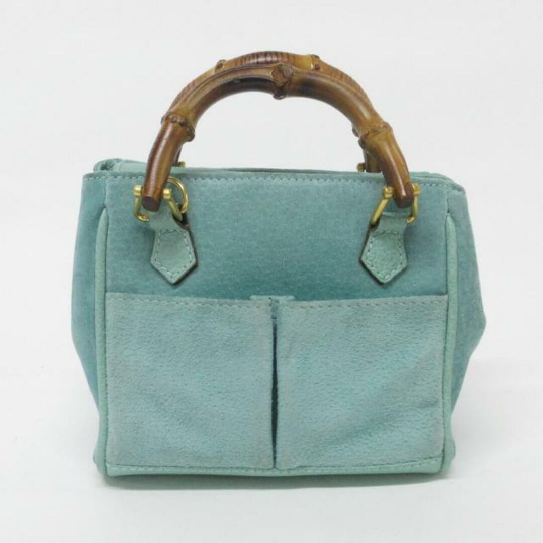 GUCCI(グッチ) ハンドバッグ バンブー ライトブルー ミニバッグ スエード×レザー | フリマアプリ ラクマ GUCCI(グッチ) ハンドバッグ バンブー ライトブルー ミニバッグ スエード×レザー | フリマアプリ ラクマ
