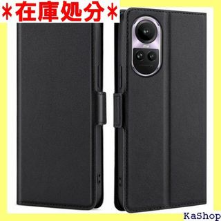 OPPO Reno10 pro 5G ケース 手帳型 ース ブラック 1317(その他)