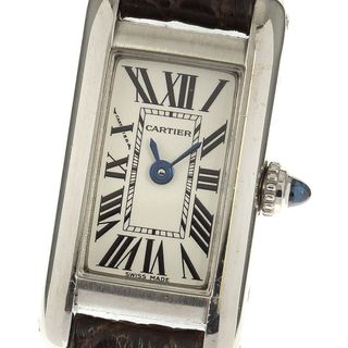 カルティエ(Cartier)のカルティエ CARTIER タンクアロンジェ K18WG クォーツ レディース _794794(腕時計)