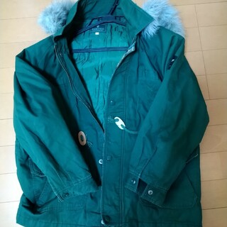メンズ　ジャケット　冬　濃い緑 140(その他)