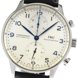 インターナショナルウォッチカンパニー(IWC)のIWC SCHAFFHAUSEN IW371417 ポルトギーゼ クロノグラフ 自動巻き メンズ 良品 保証書付き_817415(腕時計(アナログ))