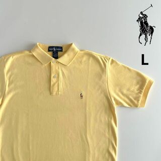 ラルフローレン(Ralph Lauren)のラルフローレン ポロシャツ L カラーポニー 刺繍ロゴ ワンポイント 半袖(ポロシャツ)