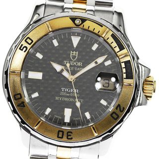 チュードル(Tudor)のチュードル TUDOR 89193P プリンス デイト ハイドロノート カーボン 自動巻き メンズ 箱付き_819503(腕時計(アナログ))