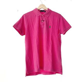 ラルフローレン(Ralph Lauren)のRalphLauren(ラルフローレン) 半袖ポロシャツ サイズL レディース新品同様  - ピンク(ポロシャツ)