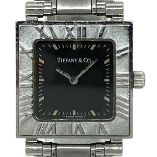 ティファニー(Tiffany & Co.)のTIFFANY&Co.(ティファニー) 腕時計 アトラススクエア レディース 黒(腕時計)