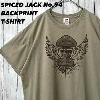 FRUIT OF THE LOOM - アメリカ古着　SPICED JACK 94 ラム酒バックプリントTシャツ　XL