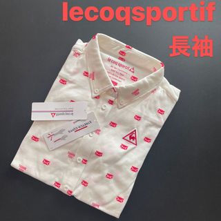 ルコックスポルティフ(le coq sportif)の新品定価12100円/ルコックゴルフ/レディース/長袖シャツ/白 (ウエア)