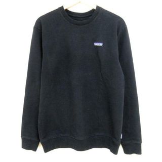 パタゴニア(patagonia)のPatagonia(パタゴニア) トレーナー サイズM メンズ - 黒 長袖(スウェット)