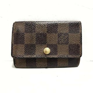 ルイヴィトン(LOUIS VUITTON)のLOUIS VUITTON(ルイヴィトン) キーケース ダミエ ミュルティクレ6 N62630 エベヌ ダミエキャンバス(キーケース)