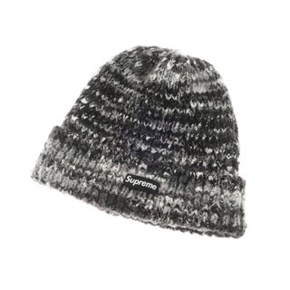 シュプリーム(Supreme)の【中古】シュプリーム Supreme 2022年秋冬 Space Dye Beanie アクリルポリエステル ビーニー ニットキャップ グレーxホワイト【メンズ】(ニット帽/ビーニー)