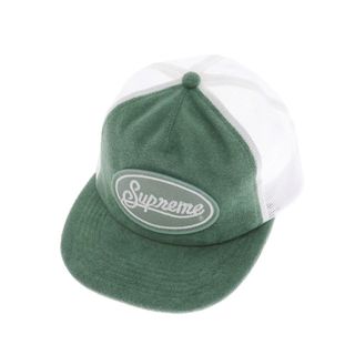 Supreme - 【中古】シュプリーム Supreme 2024年春夏 Terry Mesh Back 5-Panel パイル メッシュ キャップ グリーンxホワイト【サイズONE(58cm)】【メンズ】