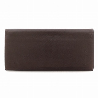 カルバンクライン(Calvin Klein)のカルバンクライン 二つ折り長財布 ウォレット 薄型 レザー ロゴ型押し 茶(折り財布)
