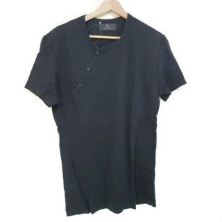 ワイズ(Y's)のY's(ワイズ) 半袖カットソー サイズ3 L メンズ美品  - 黒(Tシャツ/カットソー(半袖/袖なし))