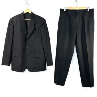 ヨウジヤマモト(Yohji Yamamoto)のyohjiyamamoto(ヨウジヤマモト) シングルスーツ メンズ美品  - 黒(セットアップ)