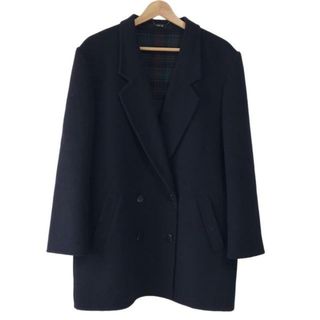 ダックス(DAKS)のDAKS(ダックス) ジャケット サイズ11AR M レディース - ダークネイビー 長袖/ダブル/ロング丈/冬(その他)