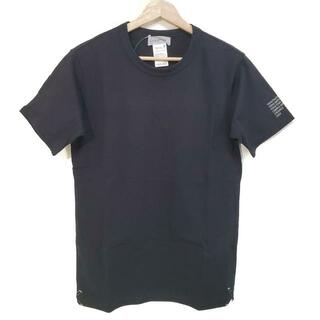 ヨウジヤマモト(Yohji Yamamoto)のyohjiyamamoto(ヨウジヤマモト) 半袖Tシャツ サイズ3 L メンズ美品  - 黒×白 クルーネック(Tシャツ/カットソー(半袖/袖なし))