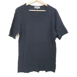 yohjiyamamoto(ヨウジヤマモト) 半袖Tシャツ サイズ3 L メンズ美品  - 黒 クルーネック