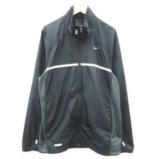 ナイキ(NIKE)のナイキ NIKE トラックジャケット ブルゾンジャケット ミドル丈 L 黒(その他)