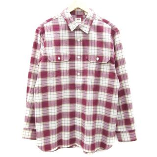 Levi's - リーバイス RELAXED カジュアルシャツ 長袖 チェック柄 M レッド 赤