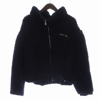 アンブッシュ(AMBUSH)のAMBUSH WOOL FLEECE JACKET 2 M 黒 12111849(ブルゾン)