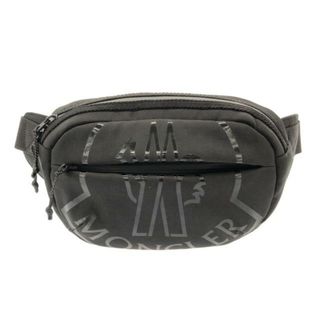 MONCLER - MONCLER(モンクレール) ウエストポーチ CUT BELT BAG H109A5M00004 M1574 黒 コットン×ポリエステル×レザー