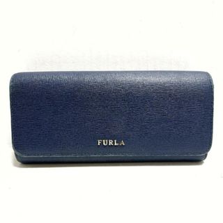 フルラ(Furla)のFURLA(フルラ) 長財布 - ネイビー レザー(財布)