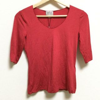 アルマーニ コレツィオーニ(ARMANI COLLEZIONI)のARMANICOLLEZIONI(アルマーニコレッツォーニ) 半袖Tシャツ サイズ2 M レディース新品同様  - レッド(Tシャツ(半袖/袖なし))