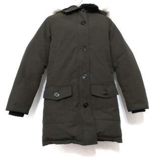 カナダグース(CANADA GOOSE)のCANADA GOOSE(カナダグース) ダウンコート サイズS レディース - 2600JL カーキ 長袖/コヨーテ/ジップアップ/冬 綿、ポリエステル(ダウンコート)