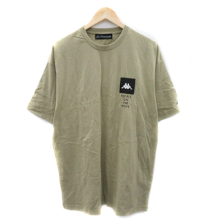 カッパ(Kappa)のカッパ Tシャツ カットソー 半袖 ラウンドネック プリント 大きいサイズ XL(Tシャツ/カットソー(半袖/袖なし))
