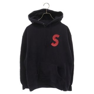 シュプリーム(Supreme)のSUPREME シュプリーム 20AW S Logo Hooded Sweatshirt Sロゴ プルオーバーパーカー フーディ ネイビー/レッド(パーカー)