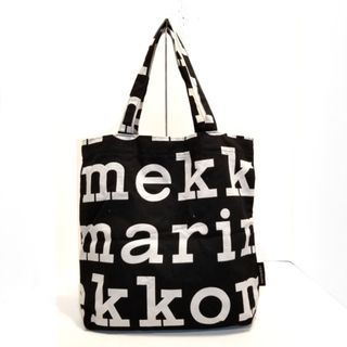 marimekko - marimekko(マリメッコ) トートバッグ - 黒×白 キャンバス