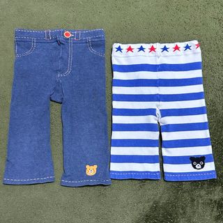 ミキハウス(mikihouse)のミキハウス　2枚セット(パンツ/スパッツ)