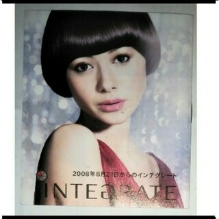 インテグレート(INTEGRATE)の資生堂　インテグレート　真木よう子　2008年　ミニ パンフレット　チラシ(女性タレント)