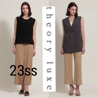 Theory luxe - 23ss 完売品■theory luxe■FLOW ワイド クロップド パンツ