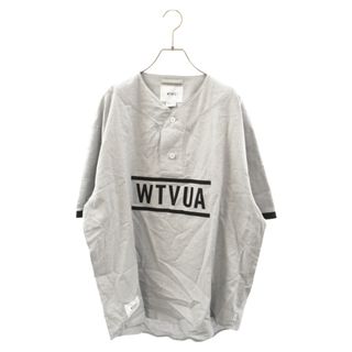 ダブルタップス(W)taps)のWTAPS ダブルタップス 23SS LEAGUE / SS / COTTON. TWILL リーグ 半袖ベースボールシャツ グレー 231TQDT-SHM03(シャツ)