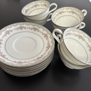 Noritake - 6客セット　 ノリタケ　グレンウッド  ティーカップ &ソーサーセット