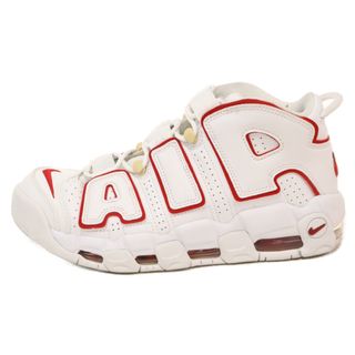 ナイキ(NIKE)のNIKE ナイキ AIR MORE UPTEMPO エアモア アップテンポ ハイカットスニーカー ホワイト/レッド US8/26cm 921948-102(スニーカー)