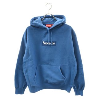 シュプリーム(Supreme)のSUPREME シュプリーム 23AW Box Logo Hooded Sweatshirt ボックスロゴプルオーバーパーカー ブルー(パーカー)