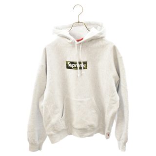 シュプリーム(Supreme)のSUPREME シュプリーム 23AW Box Logo Hooded Sweatshirt カモフラボックスロゴフーデッドプルオーバーパーカー アッシュグレー(パーカー)