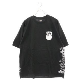 ステューシー(STUSSY)のSTUSSY ステューシー Test Strike Pig Dyed Tee テスト ストライク ピグダイ バックプリント クルーネック半袖Tシャツ ブラック 23M1904915(Tシャツ/カットソー(半袖/袖なし))