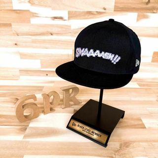 ニューエラー(NEW ERA)の人気【ニューエラ×マザー】ほぼ日 限定コラボ ネス スマッシュ キャップ 黒×紫(キャップ)