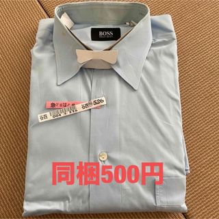 ヒューゴボス(HUGO BOSS)のお値下げ　長袖シャツ　水色(シャツ)