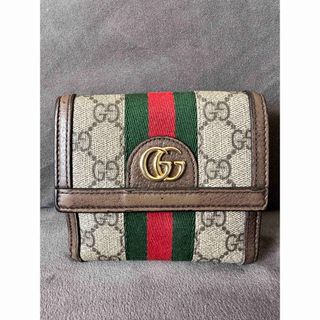 グッチ(Gucci)の中古〔オフィディア〕GG フレンチフラップウォレット(財布)