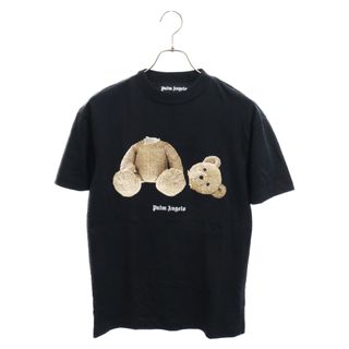 Palm Angels パームエンジェルス 20SS Kill The Bear Tee PMAA001E20JER003 バックロゴベアープリントクルーネック半袖Tシャツ ブラック(Tシャツ/カットソー(半袖/袖なし))