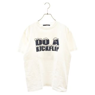 LOUIS VUITTON ルイヴィトン 22SS DO A KICKFLIP TEE プリント クルーネック 半袖Tシャツ カットソー ホワイト RM221 NPL HMY98W