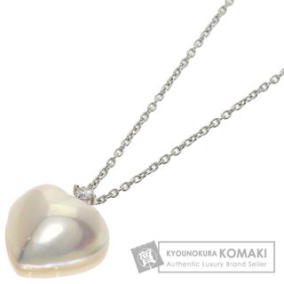 TASAKI ハート マベパール 真珠 ネックレス K18WG レディース